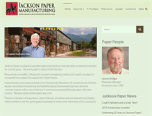 Tablet Screenshot of jacksonpaper.net